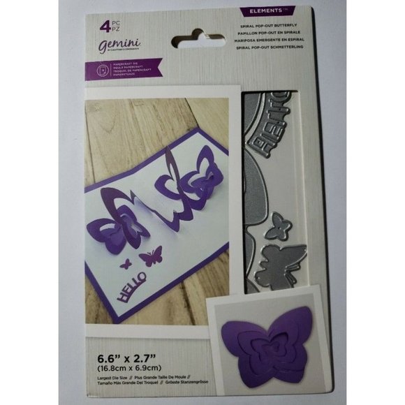 Gemini Elements 3 pack SPIRAL POP-OUT Die Crafters Companion - create 3D… - Picture 1 of 3
